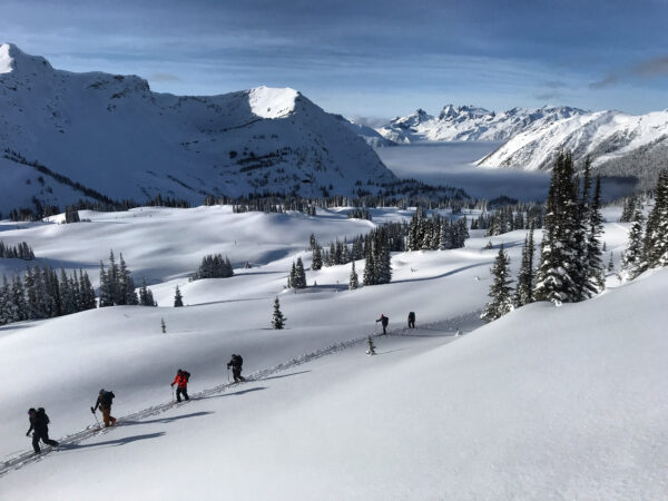 Ski touring Secret Valley